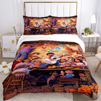 Coco Miguel Pattern Duvet Cover Set HD Comforter Cover for Kids Bedding Sets Bedclothes Bedroom Decor