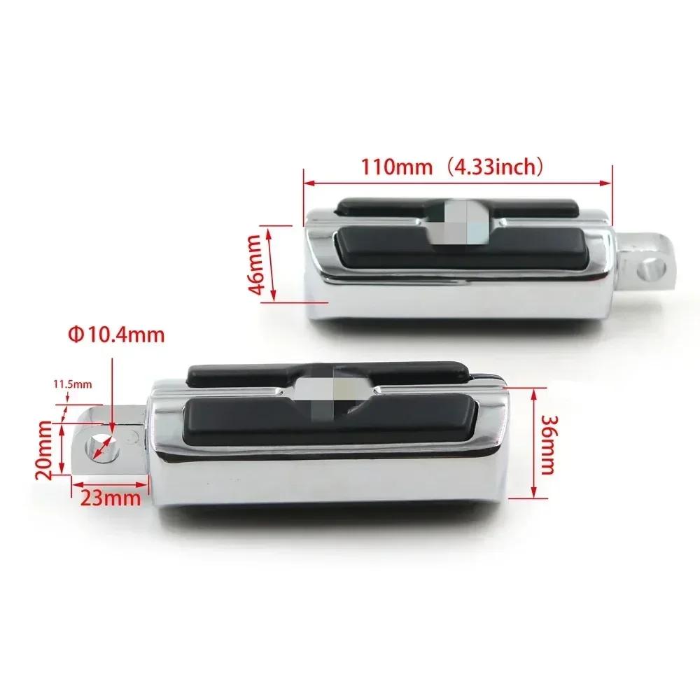 Motorcycle Parts Pair Skull Foot Pegs Rest For Harley-Davidson 1984-2017 Softail Touring Male Peg Mount
