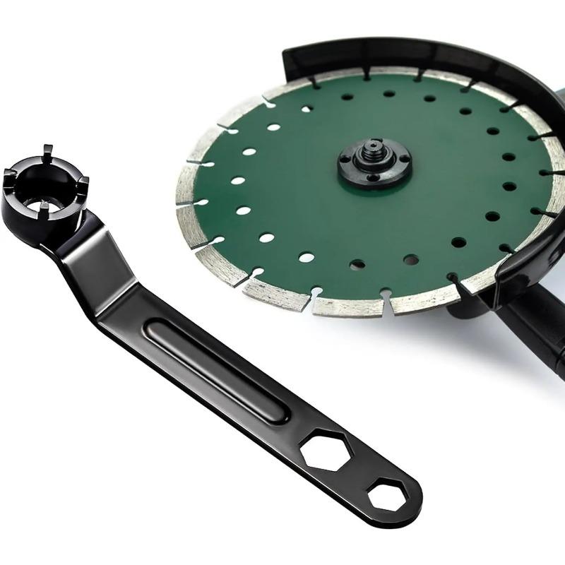 Dual-purpose Angle Grinder Machine Accessories Four Claw Wrench Thickened High Hardness Wrench For Angle Grinding Wheel Machine