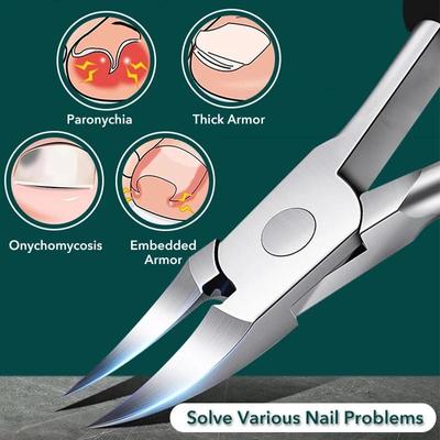 1/4Pcs Nail Clippers Ingrown Toenail Podiatry Correction Nippers Cuticle Cutters Cut Paronychia Pedicure Manicure Hand Foot Care Tool