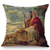 Jesus Christ Portrait Christian Art Cushion Cover Car Decoration Oil Painting Home Pillow Cover