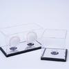 Acrylic Square Baseball Holder Clear Display Box Baseball Display Case Autographed Baseball Clear Display Case
