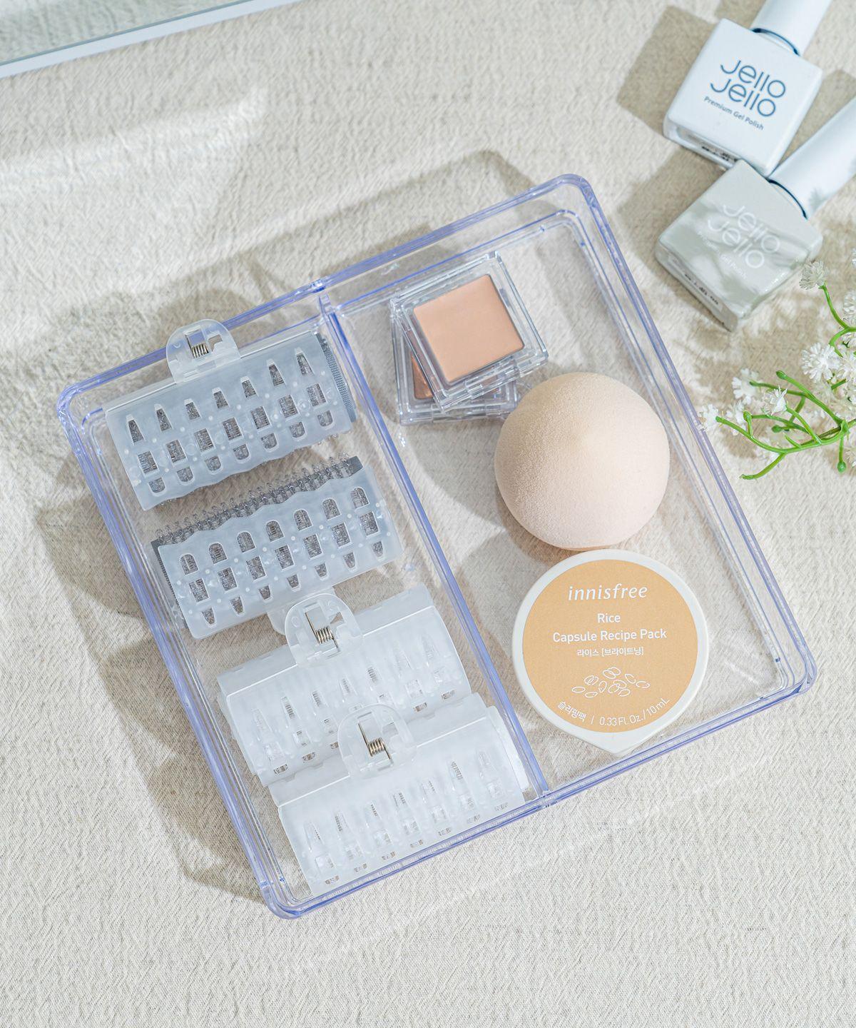 Crystal Cosmetic Organizer No. 8 2-Piece Set