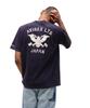 SOUVENIR COLLECTION SUKA HENRY NECK T-SHIRT "EAGLE" Men's M 120 Navy 783-5234017