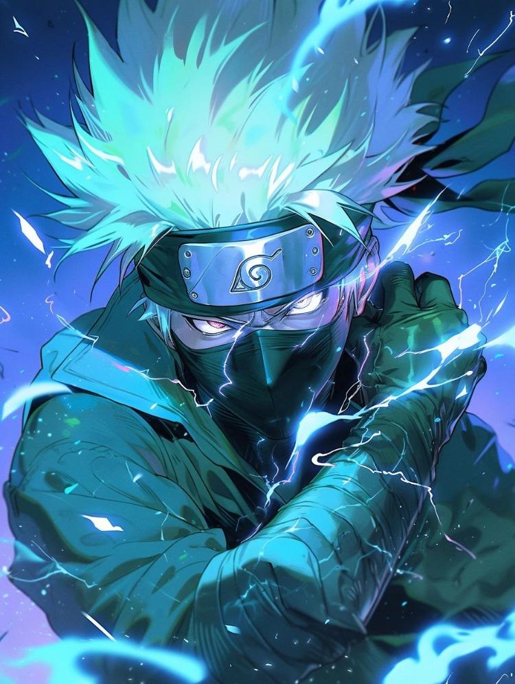 Hatake Kakashi 5D DIY Diamond Painting Naruto Embroidery Anime Cross Stitch Mosaic Rhinestones Hobby Home Decor Children's Gifts
