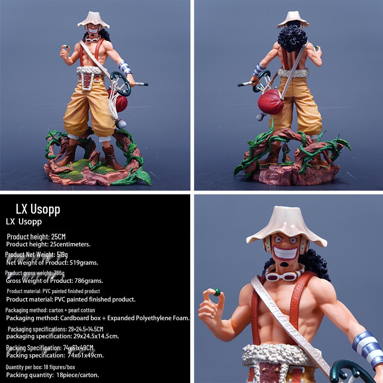 

Фигурка Усоппа из One Piece GK со статуей-основанием, Орнамент