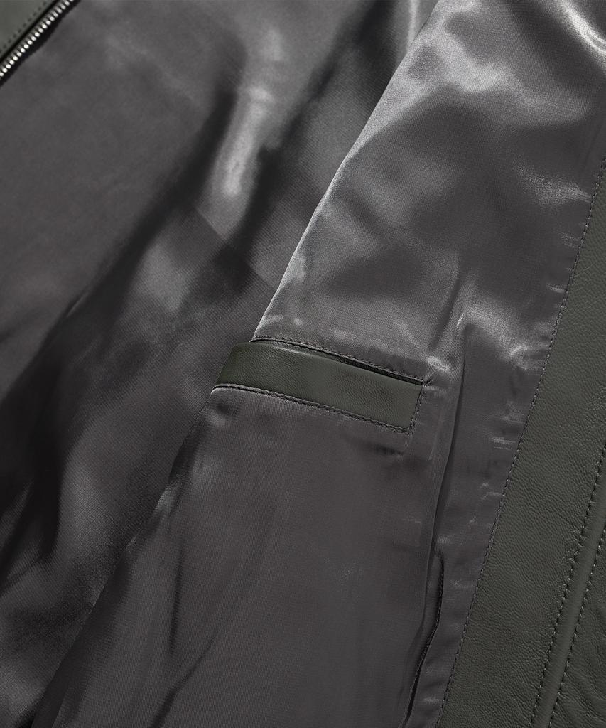 Massnoun Lambskin Oversized Bomber Leather Jacket Mftlj001-Ov