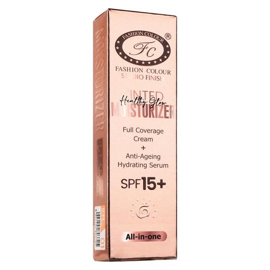 FASHION COLOUR Healthy Glow Getönte Feuchtigkeitspflege | Natürlicher Glow | LSF 15 | Anti-Aging-Eigenschaften | Hydrierendes Serum | Leichte Formel | 30ml