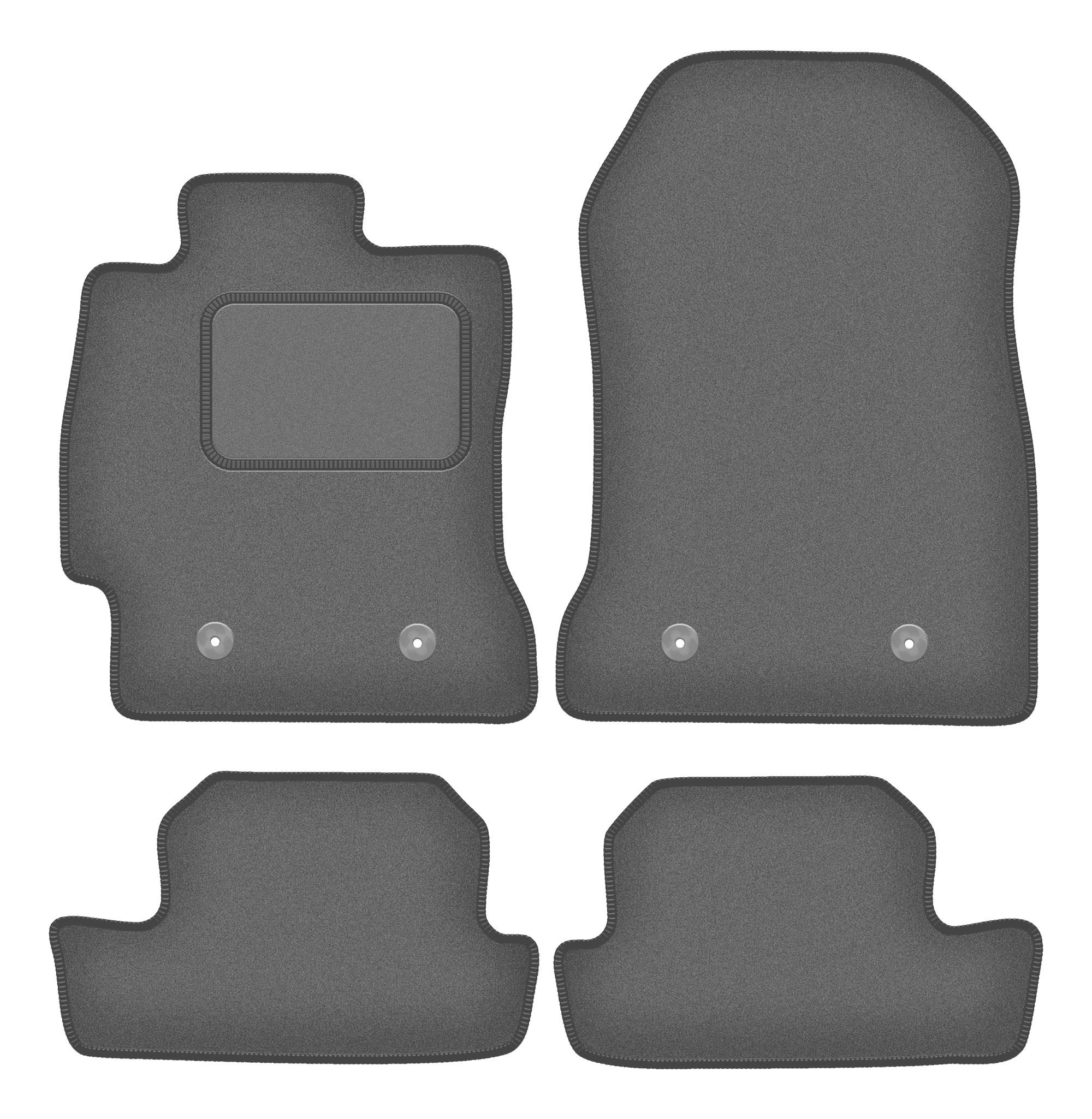 Velours grafiet automatten voor: Toyota GT86 coupé (2011-)