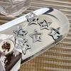6pcs Fashion Sparkling Five-Pointed Star Hairpins Hair Duckbill Clip Sweet Hair Barrettes Fashion Hair Accessory Gifts