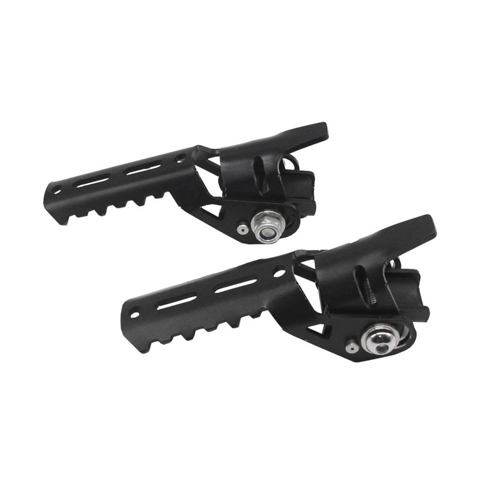 2pcs Motorcycle Front Foot Pegs Folding Footrests Clamps Modification Parts Compatible For Bmw R1250GS R1200 GS