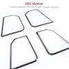 4x Door Speaker Trim Cover Decor Frame For Dodge Ram 1500 2010-2017 Carbon Fiber