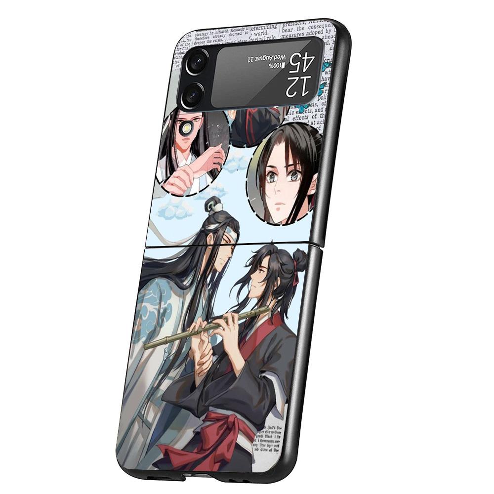 Anime Mo Dao Zu Shi Cover Phone Case For Samsung Galaxy Z Flip 7 6 5 4 3 5G Flip7 Flip6 Flip5 Flip4 Flip3 Black Fundas Shell Gal