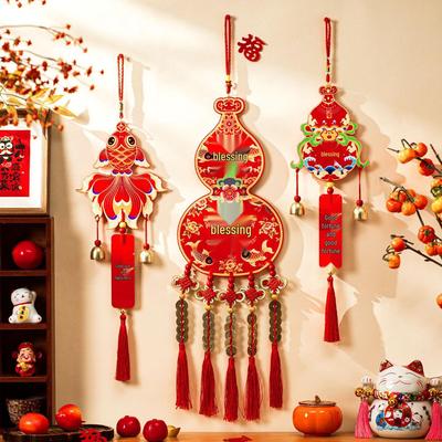 Luminous Horse Pendant: 2026 Year of the Horse Spring Festival Indoor Door Ornament