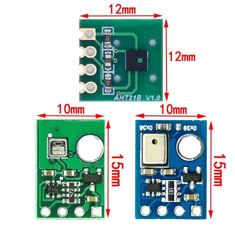 AHT10 AHT20 AHT21B AHT25 Modul digital de măsurare a senzorului digital de temperatură și umiditate de înaltă precizie Comunicare I2C