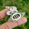 Daughters Day Deal 925 Sterling Silver Oval Unakite Stone Sister Bezel Pendant