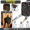 Prudencrose Tool Pouch, Tool Belt Pouch, Nail Pouch, Spring-loaded Closure, 2-tiered Structure, Detachable Holder, Belt Attachable, for Electricians a