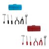 1 Set 1:12 Mini Dolls Tools Metal Home Repair Tool Model Miniature Hammer Wrench Hand Tools for Doll Mansion Decoration Yard Supplies Pretend Play Toy