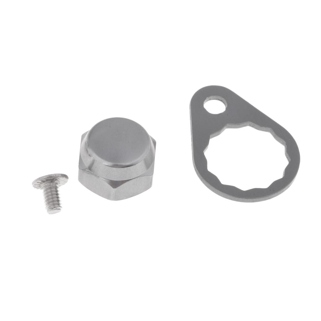 Anti-rust Fishing Reel Handle Crank Nuts Plate Screw Cap for S/D/A Baitcasting Reels