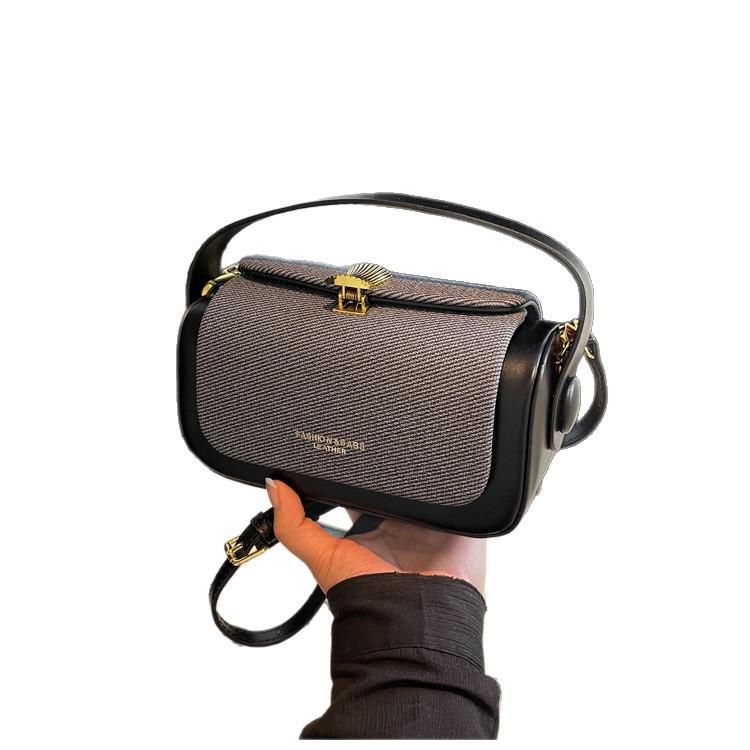 Women's Color Block Handbag - Versatile Crossbody and Shoulder Bag