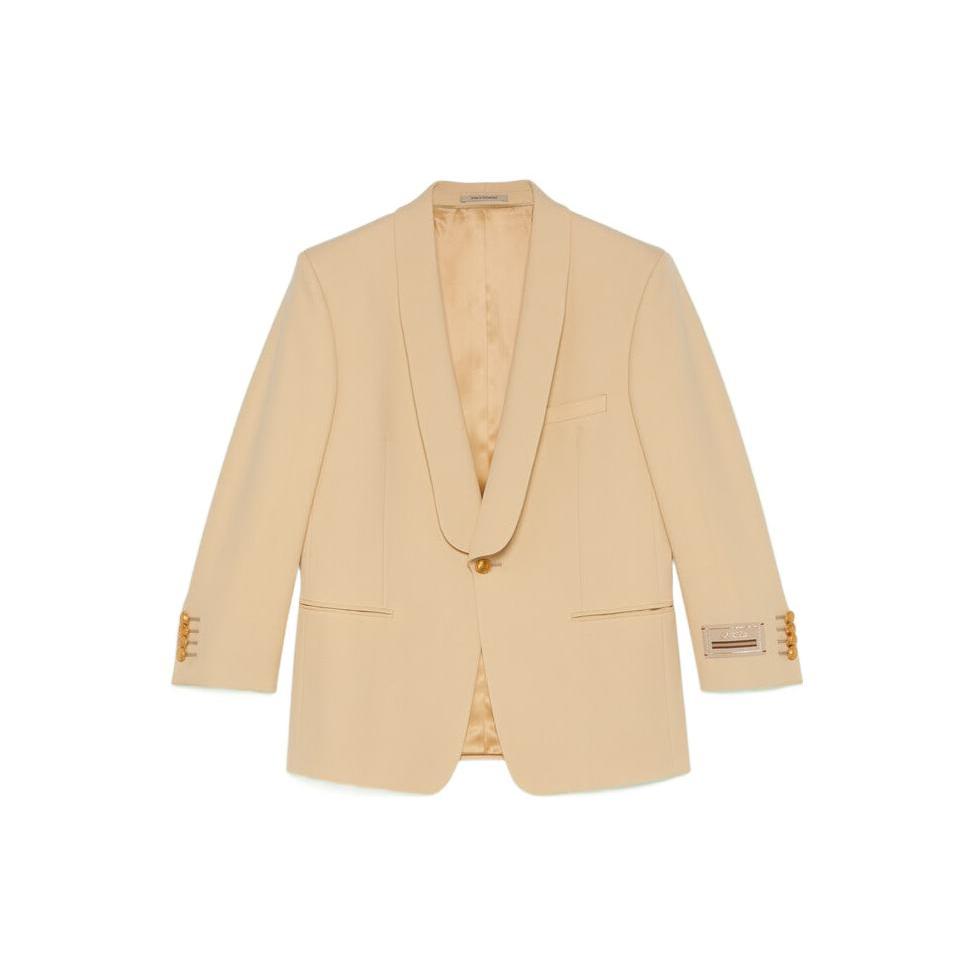 Gucci Logo Patch Single-Breasted Blazer 685845-Z568J-9310