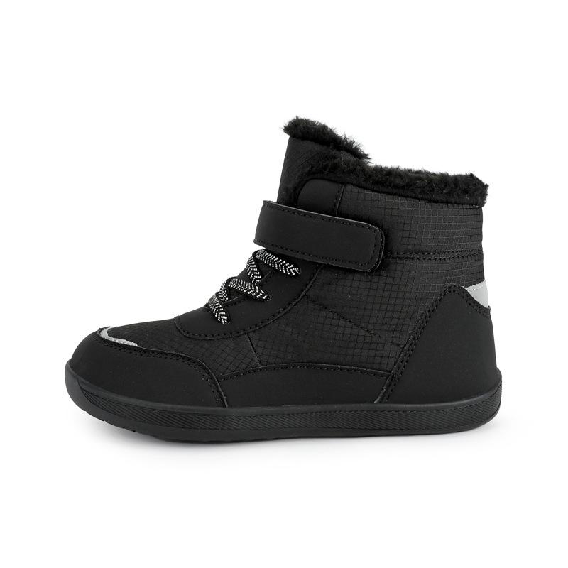 Children's cotton shoes snow shoes winter outdoor barefoot shoes male and female students waterproof non-slip velvet warm cotton shoes