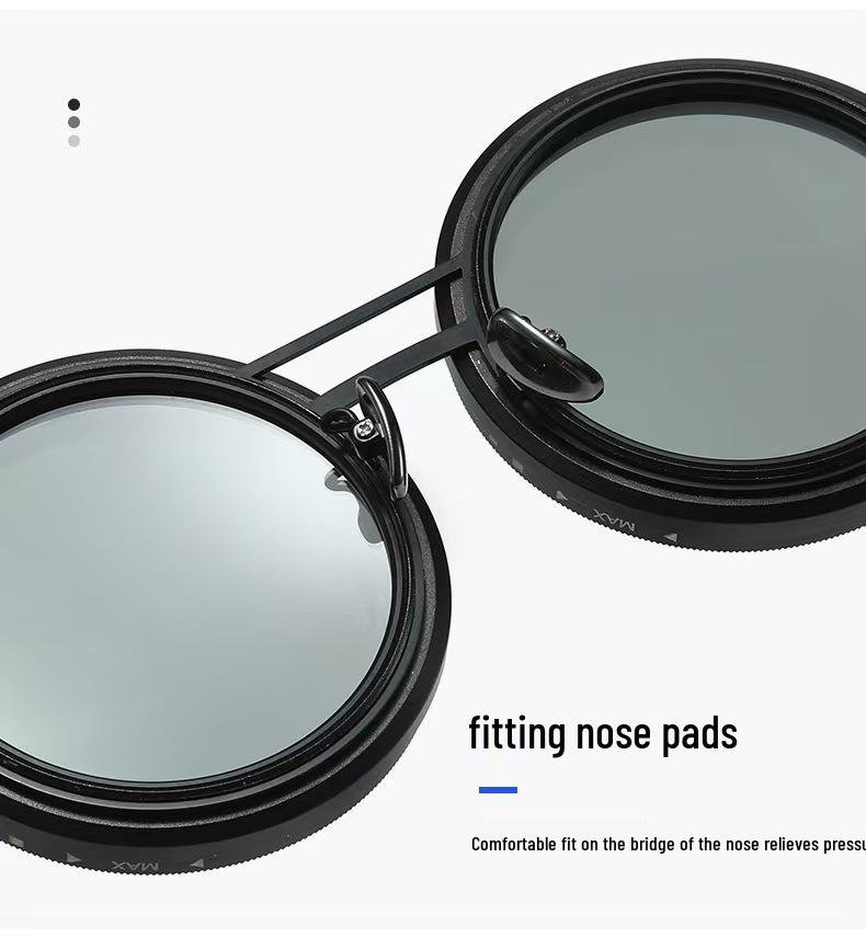 Ochelari de Soare Polarizați ND9 cu Blocare UV Ajustabili pentru Pescuit