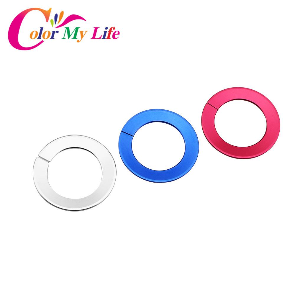 Car Key Ignition Switch Hole Circle Cover Trim Sticker for Nissan X-trail Rogue T32 Qashqai J11 Murano Teana 2014