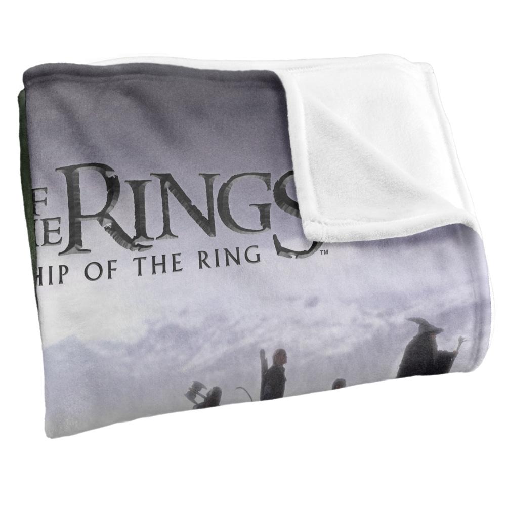 LORD OF THE RINGS Fellowship Silhouette Decke