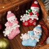 Resin Xmas Tree Hanging Pendants Decorative Christmas Sock Pendant  Christmas