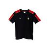 X Ferrari Casual Colorblock Logo Short Sleeve T-Shirt Men Tops Black 597946-02