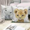 Cute Animal Sofa Decoration Cushion Cover Polyester Hold Pillowcase Living Room  Chair Car Home   30x50