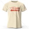 Cultural Motif Printed 100% Cotton T-Shirt, Soft & Comfortable Round Neck Short Sleeve Tee for Men & Women