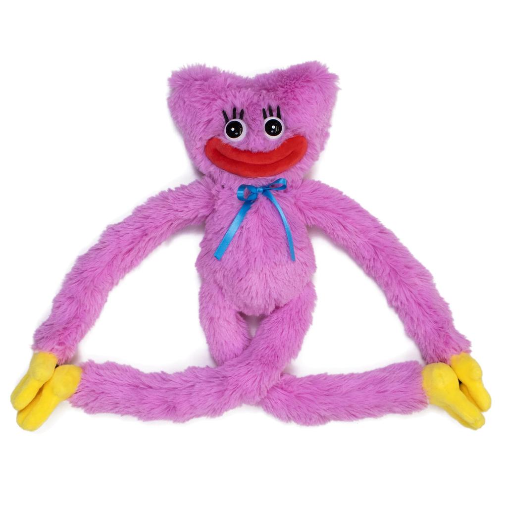 Poppy Playtime Huggie Woggy Plush Toy - Collectible Toy for All Ages (19-inch Smiling Kissy Miss)
