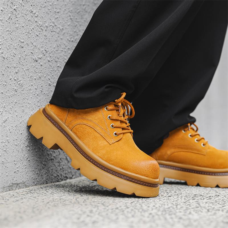 Fashion Derby men's shoes Thick bottomed trendy high-quality style Formal evening party or nightclub Daily handsome youth shoes Hot