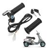 LCD Display 48V Half Twist Throttle LED Indicator Handle Grips  Electric Bike