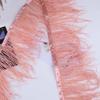 Feather53 Color Ostrich Feather Trim Ribbon 10-15cm 1M for Crafts Wedding Dresses Carnival Costume Home Decoration Sewing Accessories