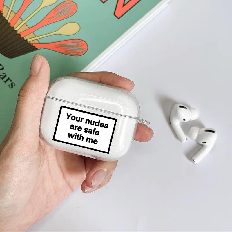 

Funny Letters Sorry If I Looked Interested Earphone Case For Apple AirPods 4 3rd 2 Pro2 Cover For Airpod 1 3 Protective Shell AirPods 4th