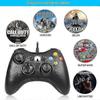 Wired Controller, Usb Gamepad For Microsoft Xbox 360/slim/pc (Black)