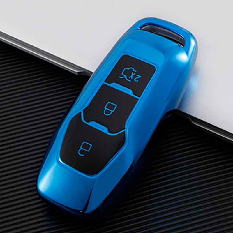 

Colorful TPU Key Case Cover for 2015 2016 FORD FUSION MONDEO MUSTANG F-150 LINCOLN EDGE EXPLORER MK