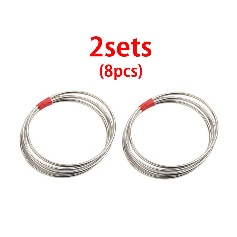 

8/16/24pcs Magic Linking Rings Street Stage Performance Prop Party Friends Gathering Entertainment Supplies for Magic Lover XJM