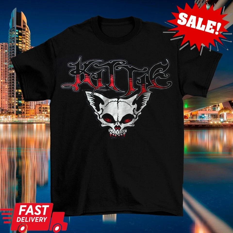 

N e w, mKITTIE Band Samfe Sh irt Short Sleeve Blac k Unisex Men Size S-5XL 3XL