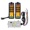 Hoist Controller Crane Accessory Double Handle Waterproof Acid Oil Resistant Anti Fall 800MHz(DC24V )