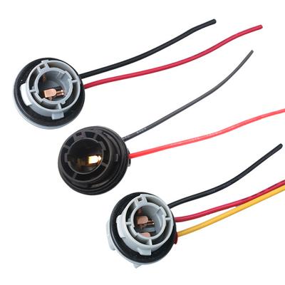 1Pcs 1156/1157 Bulb Socket Holder Adapter Car Brake Tail Light Base Connector Accessories