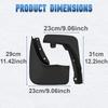 Wheel Fender Accessories Fitment: for Ford Explorer -2024 Black Splash Guards Mud Flaps PP Car Mud Flaps