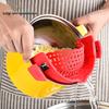 1Pc Adjustable Clip Strainer Pot StrainerOn Strainer For Pots Pans Bowls Kitchen Pot Strainer Vegetable Noodle Water Filter