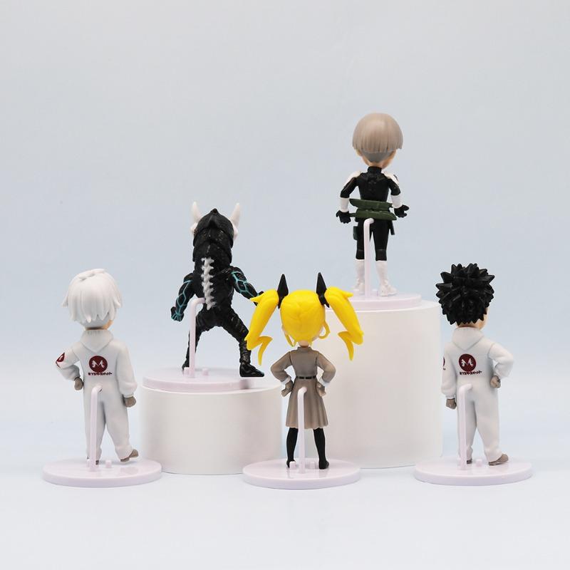 5pcs/set Kaiju No. 8 Reno KAFKA PVC Figurine Model Doll Decorative Ornaments Toys Collect Birthday Gifts