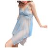 Sleeping love underwear sexy gauze skirt perspective temptation light lace mesh pajamas nightgown charm