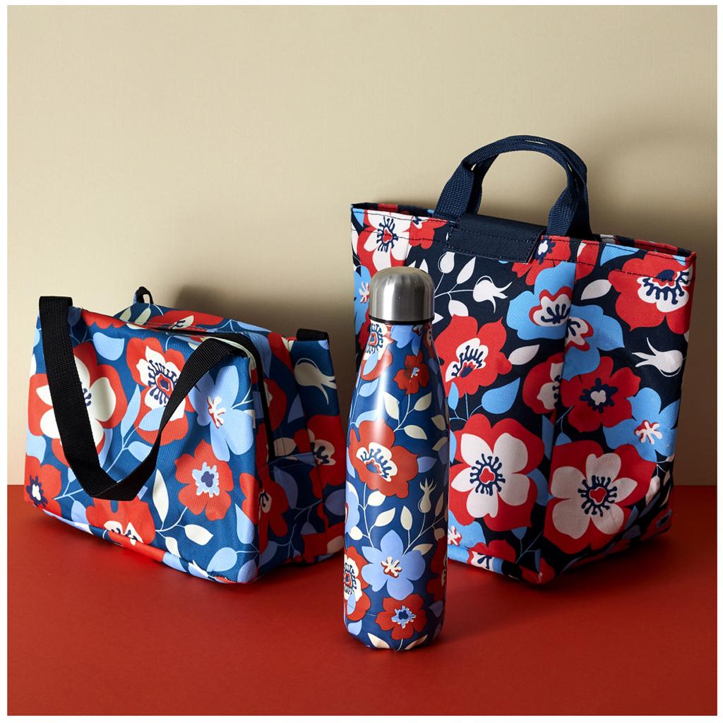 Les Trésors De Lily [A1741] - Frische-Lunchtasche / Lunchtasche 'Floral' mehrfarbig - 25x19x18 cm