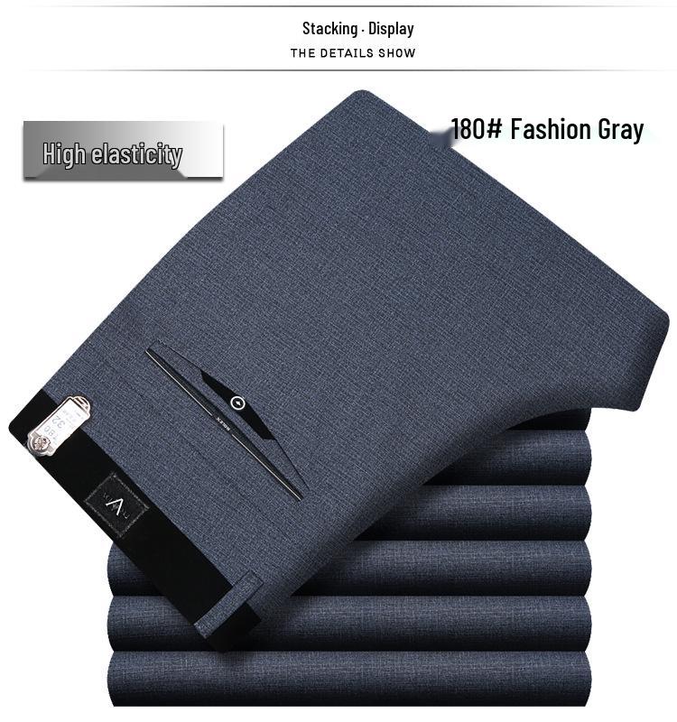 2020 Autumn Men's Korean Style Loose Straight-Leg Dress Pants